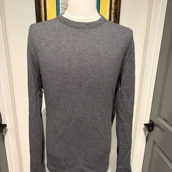 Banana Republic Mens Sweater/Sweatshirt Charcoal Grey Size L - Mint Condition - Picture 1 of 4